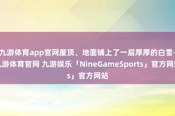九游体育app官网屋顶、地面铺上了一层厚厚的白雪-九游体育官网 九游娱乐「NineGameSports」官方网站