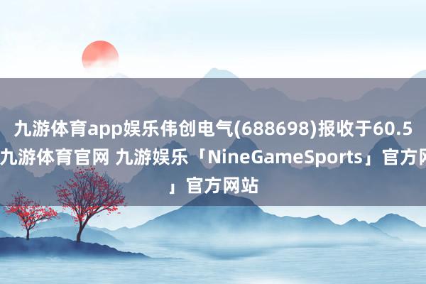 九游体育app娱乐伟创电气(688698)报收于60.5元-九游体育官网 九游娱乐「NineGameSports」官方网站
