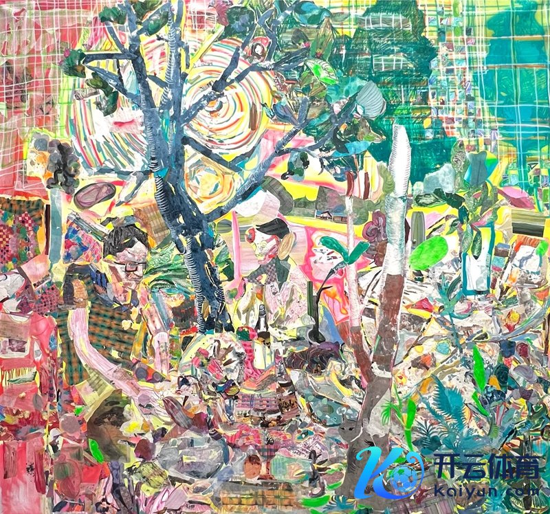 陈彧君 《喜宴No.20240328》 布面笼统材料 280x300 2024 