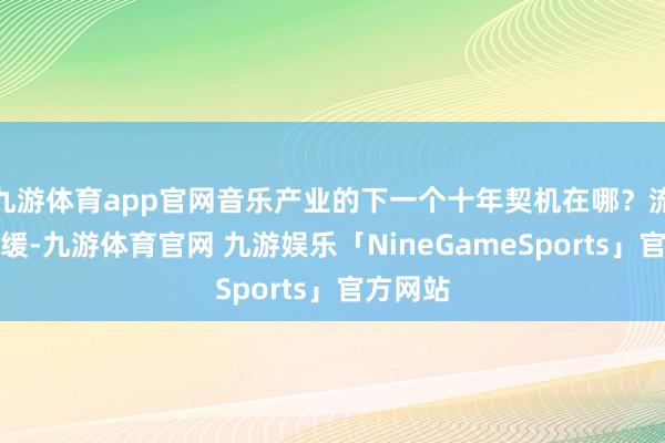 九游体育app官网音乐产业的下一个十年契机在哪？流媒体放缓-九游体育官网 九游娱乐「NineGameSports」官方网站