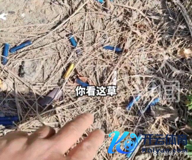 男人发现扔烟头场地不长草决定戒烟
